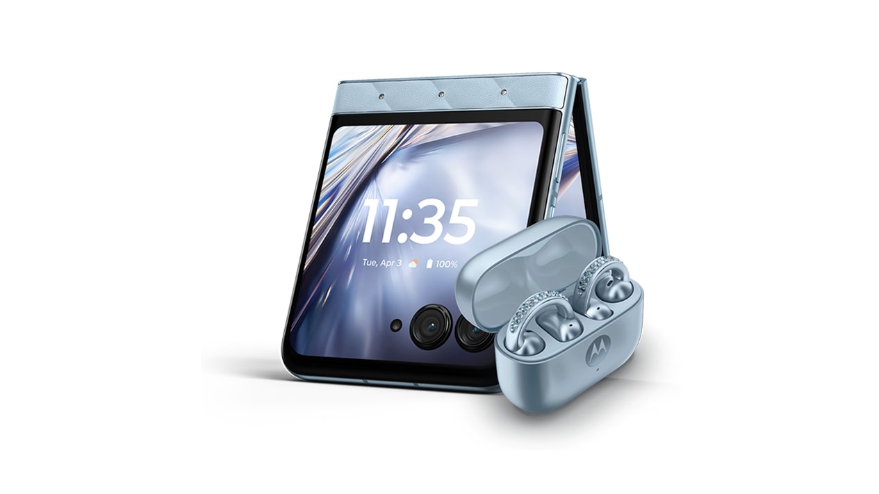 Motorola Razr 60, Moto Buds Loop Now Available in Swarovski Crystal-Studded ‘Brilliant Collection’